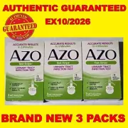 AZO Urinary Tract Infection Test Strips - 3 Self-Testing Strips 3 BOX EX10/2026