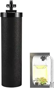 Activated Carbon Filter | Black Activated Carbon Water Filter | Replacement Large Purifier Cartridges for Travel