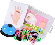 ERINGOGO Sensory for Boys and Girls Ring Toggle Toy Boys and Girls Hand-Eye Coordination