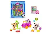 Littlest Pet Shop, Safari Play Pack - Gen 7, Pets 53,54, 55, Authentic LPS Bobble Head Figure, Collectible Imagination Toy Animal, Kidults, Girls, Boys, Kids, Tweens Ages 4+