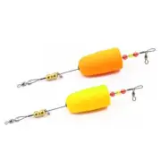 Stylish and Functional Cork Floats with Titanium Wire and Acrylic Beads