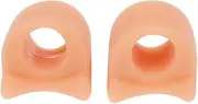 Docooler 1 Pair Silicone Hallux Valgus Toe Separator Stretcher Toe Overlapping Spreaders Toe Spacer Straightener Bunion Corrector