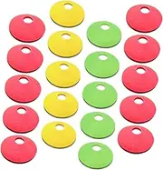 20Pcs Soccer Discs for Training Pe Obstacle Markers Enhance Agility and Coordination for Football Taekwondo and Outdoor Games Random Color
