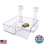 PINVNBY Hanging Turtle Basking Platform Adjustable Floating Turtle Dock with