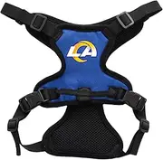 Littlearth Unisex-Adult NFL Los Angeles Rams Front Clip Pet Harness, Team Color, Medium