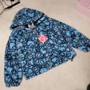 Ape Fur Fleece All-Over Pattern Hoodie Jacket