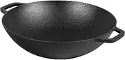 Pyrolux 11867 Pyrocast Wok, 37 cm Diameter, Black