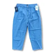 PRPS Pleated Wide Leg Chino Pants sz 32 nwt F87P25 $228
