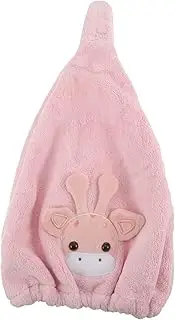 minkissy Cartoon Hair Turban Quick Dry Cap Soft Hair Towel Fleece Material No Odor