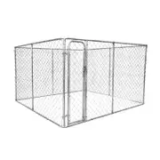 RapidMesh 2-In-1 Galvanised Steel Dog Run And Kennel Animal Enclosure