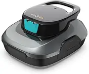 AIPER Scuba SE Cordless Pool Vacuum, Robotic Pool Cleaner Cleaner Lasts up to 90 Mins, Self-Parking, Dual Powerful Suction Ports, Idea for Above Ground Pool