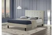 Istyle Alexis Wilt Queen Bed Frame Fabric Beige