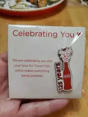 125 Years of Coca Cola “Coke Bottle” Collectors Pin