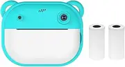 zolyet Kid Camera Children 1080P Digital Camera Thermal Pri with 2.4Inch IPS Screen P Selfie Video Auto Focus with 2 Rolls Pri Paper Birthday Girls Boys Holiday Travel GR-1