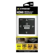 Xtreme Cables Port Switch 1 Input 3 outputs HDMI Switch Blu-ray 3D, 4K Videos..