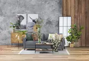 STRICKLAND Dark Grey 3 Seat Sofa