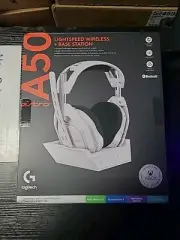 ASTRO Gaming A50 Wireless Headset Base Station Gen 5 White Xbox PS5 PC Switch