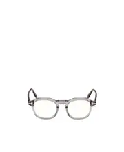 colour-block square-frame glasses 49 White
