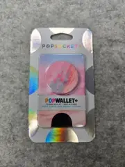 Pink Clouds Popsockets PopWallet+ Phone Wallet for Cards Grip & Stand
