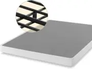 ZINUS 5 Inch Metal Smart Box Spring Strong Metal Frame Mattress Foundation Twin