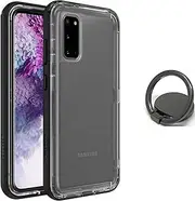 [LifeProof] Next Series Case for Samsung Galaxy S20 (Not for The Plus Model) & Phone Ring Holder Kickstand - Bundle - Black Crystal