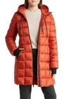 Michael Kors Packable Quilted Hooded Jacket Puffer Coat XS Sienna