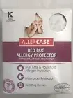 NEW AllerEase KING SIZED Bedbug Allergy Zippered Mattress protector Waterproof