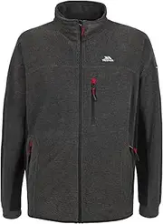 [TRESPASS] Jynx Mens Fleece Jacket in Grey & Black