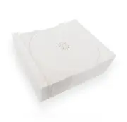 100 x Single Jewel CD Case WHITE TRAY ONLY (no clear case)