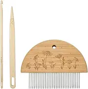 Multifunctional Wooden Weaving Looms Kit Tapestry Weaving Comb Lab Table Tapestry Loom Tool Woven Handmade