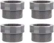 PEUTIER 4pcs Pool Umbrella Stabilizer Adapter, Threaded Umbrella Stand Adapter Plastic Pool Umbrella Sleeve Umbrella Pole Insert Stabilizer Only for Aquastar 1.77in Pool Umbrella Insert