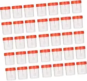 Gatuida 2sets Urine Sample for Fecal Easy to Measure Leakproof Screw Mouth for Medical Tests 100pcs*2