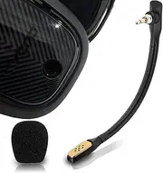 V-MOTA Replacement A40 Game Mic Microphone Boom Compatible with Astro A40 / A40 TR Gaming Headset on PS5, PS4, Xbox One, PC, Mac, Phone, Noise Cancelling 3.5mm (Black)