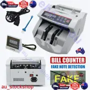 AU Plug Bill Counter Money Cash Counter Machine Notes Counting Machine Automatic