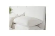 Belledorm Faux Suede Plain Headboard Cover (White) - UTBM529