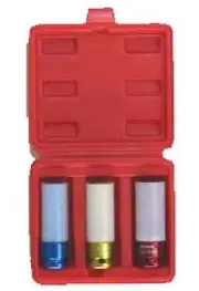 Emax 403-D5 - Wheel Nut Impact Socket Set 3 Piece 1/2" Drive Metric