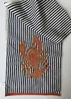 NEW Pier 1 Beaded Lobster Table Runner 14x72 Blue White Stripe Coral Nautical