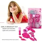 Girls Toy Vanity Beauty Cosmetic Bag Carry Case Hair Dryer Make Up Gift Set