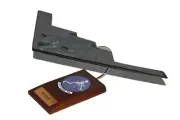 USAF B-2 Spirit Stealth Bomber 13th BS Whiteman AFB Desk Model 1/100 SC Airplane