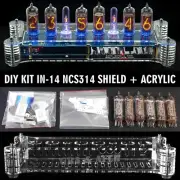 DIY KIT IN-14 Arduino Shield NCS314 Nixie Tubes Clock with Acrylic [WITH TUBES]