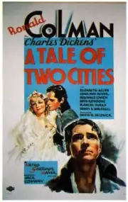 Tale Of Two Cities Poster Elizabeth Allan Ronald Colman Old Movie Photo
