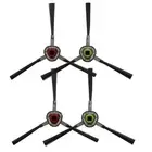 4 Side Brushes Compatible with For Deebot For OZMO Slim 10 Vacuum Cleaner