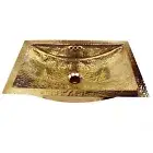 Nantucket Sinks TRB 19-Inch x 13-Inch Hand Crafted Hammered Rectangle Tough V...