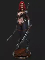 Katarina (LOL) Statue 3D Print Unpainted/Unassembled
