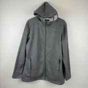 NWT HI-TEC Solitude Womens Fleece Full Zip Hoodie Sweater Black - L