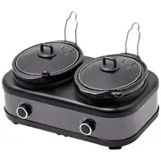 Westinghouse Slow Cooker - Stew Curry Pasta Maker - 2 x 2.5L Slow Cooker Pots