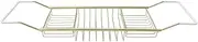 MINAOLULUS Extendable Stainless Steel Bathtub Tray Versatile Non Slip Bathroom Rack for Phones Tablets Books Bath Shelf for Relaxing Soaking Experience Fits Bathtubs