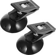 YOSADIER 4Pcs Portable Suction Cup Durable Ticket Card Storage Clamps for Car Interior Practical Fixed Clips for Organizing Vehicle Documents
