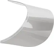 [Milisten] Baseball Cap Visor Insert Replacement Uv Brim Accessories for Sports Hats Easy to Attach Inserts for Yoga Running and Outdoor Activities Interchangeable Cap Visors Silver