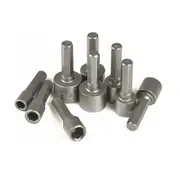 10Pcs Power Nut Driver Drill Bit Set 4-13mm 1/4" hex shank Steel Bit Value Set
